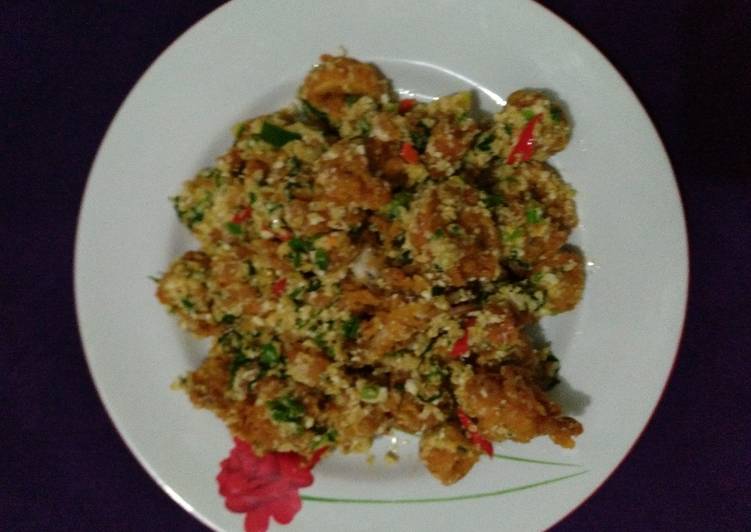 Cumi Goreng Telur Asin