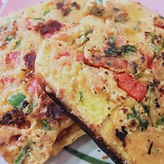A picture of Bread pizza.