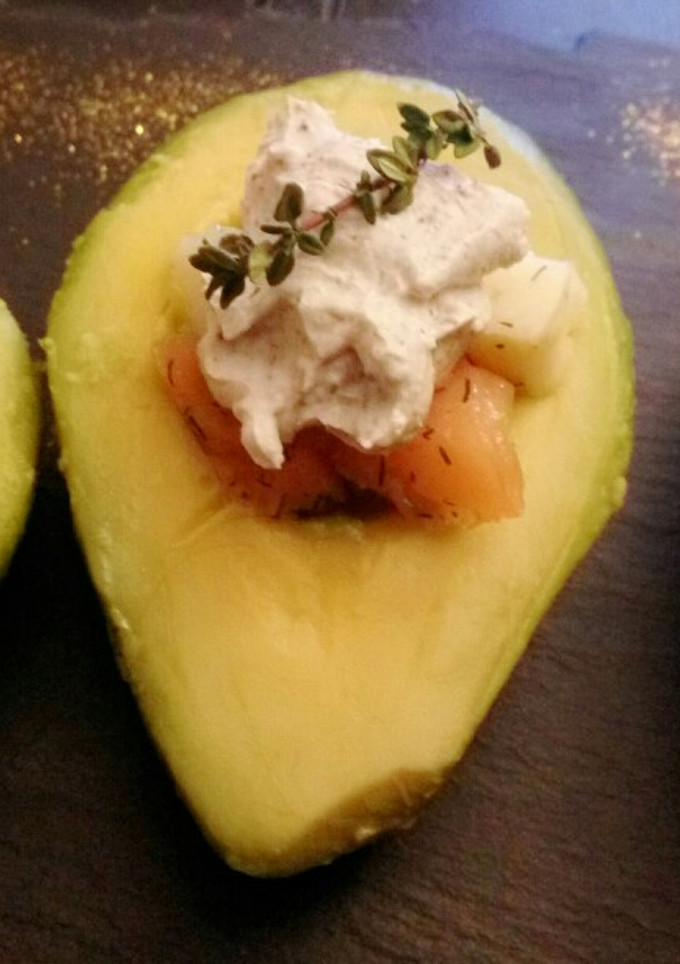 Una foto de 🥑 Aguacates rellenos🍾