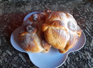 Una foto de Pan de muerto