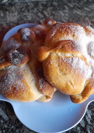 Una foto de Pan de muerto