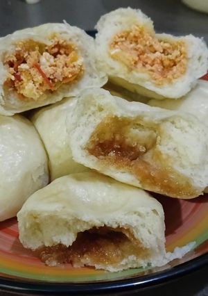 Foto resep Bakpao Ekonomis Isi Telur Orak-arik dan Gula Merah