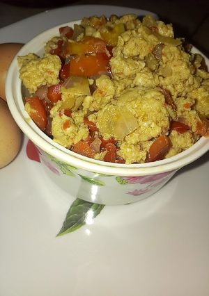 A picture of Egg sauce.