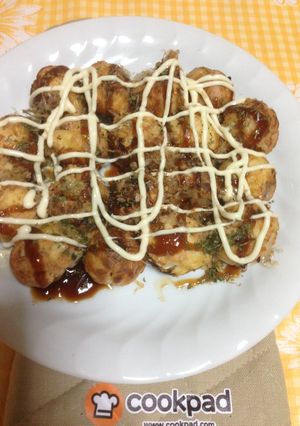 A picture of Japanese Takoyaki!.