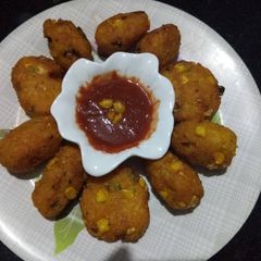 A picture of Corn & potatoes rolls.