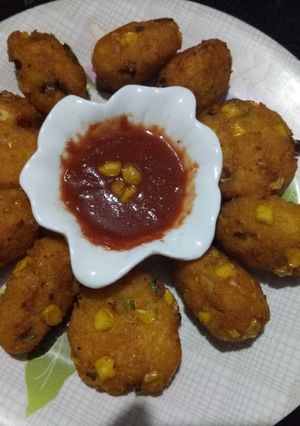 A picture of Corn & potatoes rolls.
