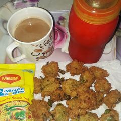 Herbed Maggi Fritters A picture of Herbed Maggi Fritters.