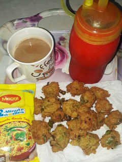 A picture of Herbed Maggi Fritters.