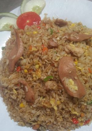 Foto resep Nasi goreng sosis
