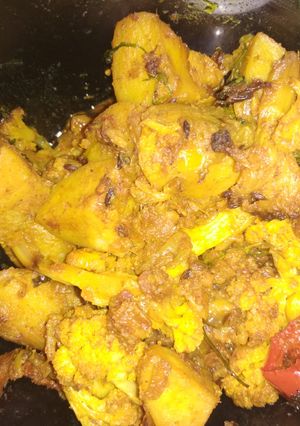 A picture of Aloo gobi masala.
