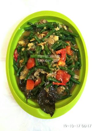 Foto resep Tumis bakso sapi kacang panjang