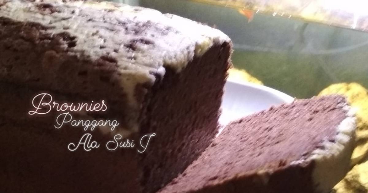 Resep Brownies Panggang Panci Presto Ala Susi J Oleh Susi Juniarti Cookpad