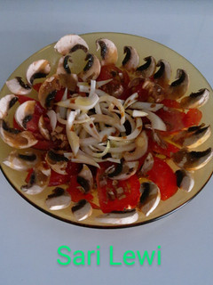 Una foto de Ensalada fría de tomate