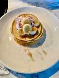 Desayuno-Pancakes de coco saludable 🥞