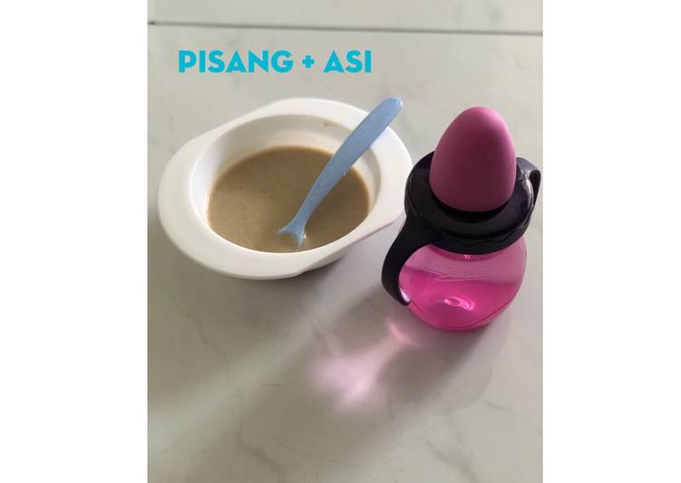 Bumbu Pure Pisang + ASI | Cara Membuat Pure Pisang + ASI Yang Lezat Sekali