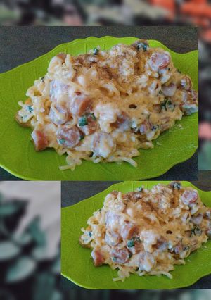 Foto resep Mie Instan Carbonara