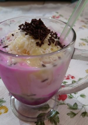 Foto resep Es Kocok Buah Naga