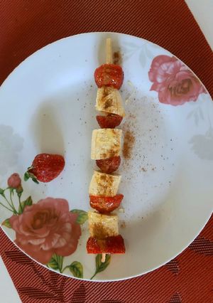 Φωτογραφία της συνταγής Fruit souvlaki