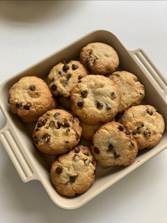 Una foto de Galletas tipo cookies de chocolate sin huevo