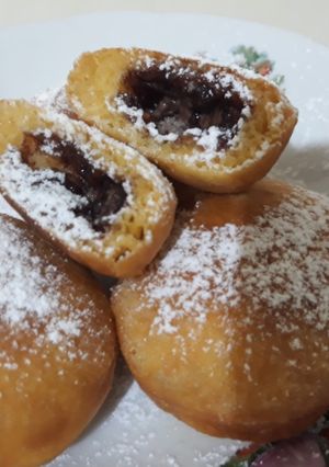 Foto resep Roti goreng ubi jalar isi coklat