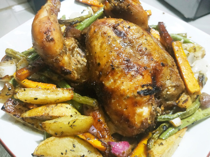 Cara Bikin Ayam Panggang Oven (Roasted Chicken) Irit Untuk Jualan