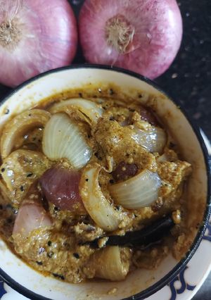 পেঁয়াজ মালাই পোস্ত (peyaj malai posto recipe in Bengali) রেসিপির প্রধান ছবি