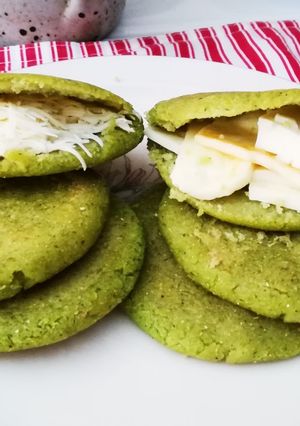Una foto de Arepitas de Espinacas con Queso
