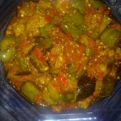 A picture of Terong sambalado / meseroh terong.