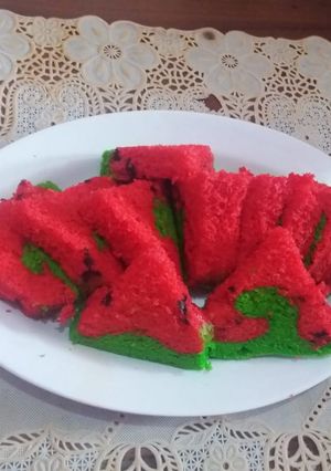 Foto resep Bolu Semangka