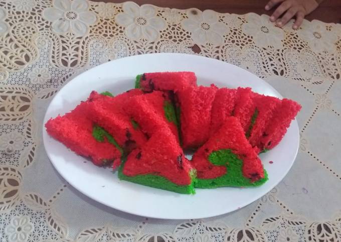 Easiest Way to Cook Delicious Bolu Semangka