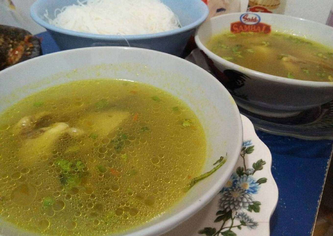 Soto ayam sederhana