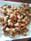 Pollo rebozado con vegetales 🍗👍