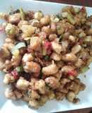 Pollo rebozado con vegetales 🍗👍
