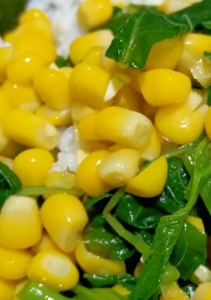 Foto resep Sayur bayam jagung kemangi