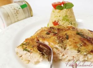 Foto principal de Lomos de salmón con costra de cebolla