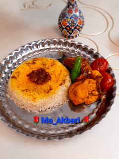 عکسی از دستور 🌱سماق پلو(کته)