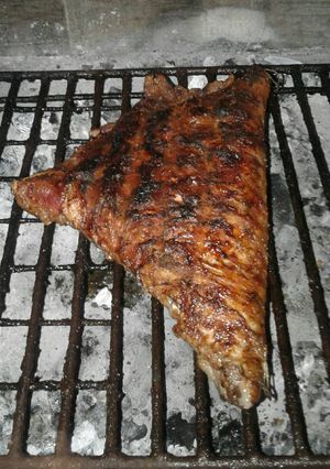 Una foto de Matambre relleno a la parrilla