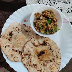 A picture of Jowar Roti.