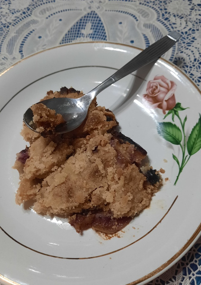 Una foto de Tarta de manzanas con crumble de Malditos Bastardos