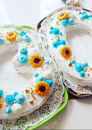 Szám torta születésnapra recept fotója