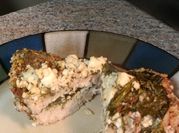 A picture of chicken spinach feta