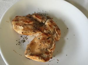 Una foto de Pechuga de pollo con miel