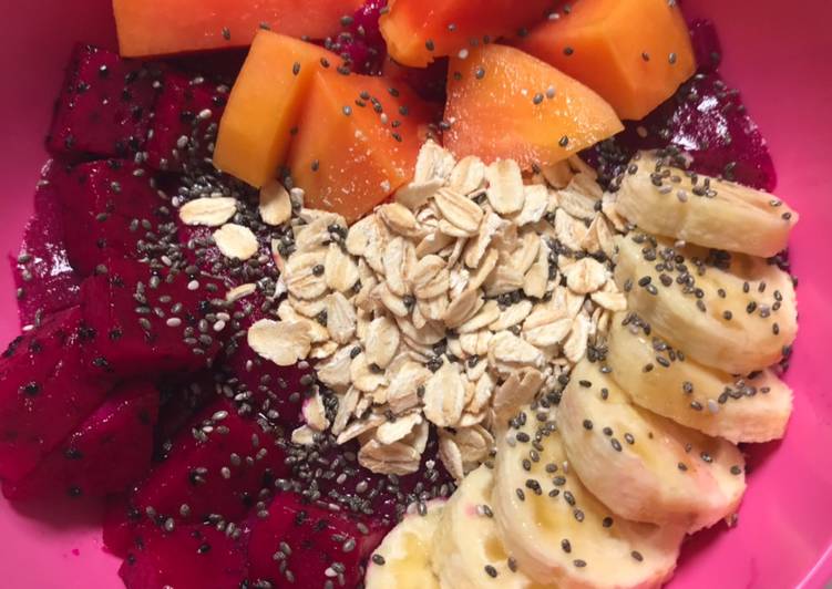 Bagaimana Membuat Oatmeal smoothie bowl Anti Gagal