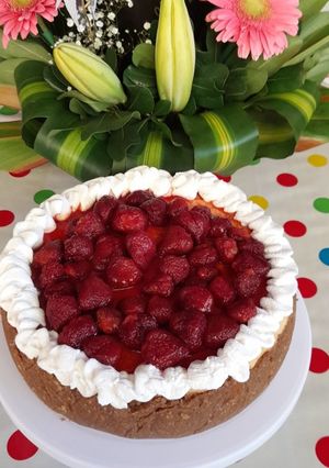 Una foto de Cheesecake estilo New York