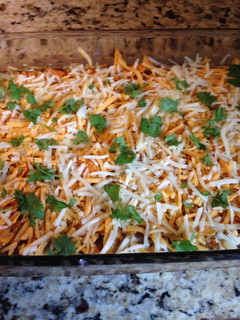 A picture of Nacho Cheese Dorito Casserole.