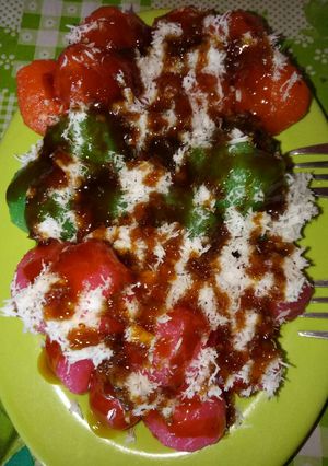Foto resep Cenil singkong pelangi