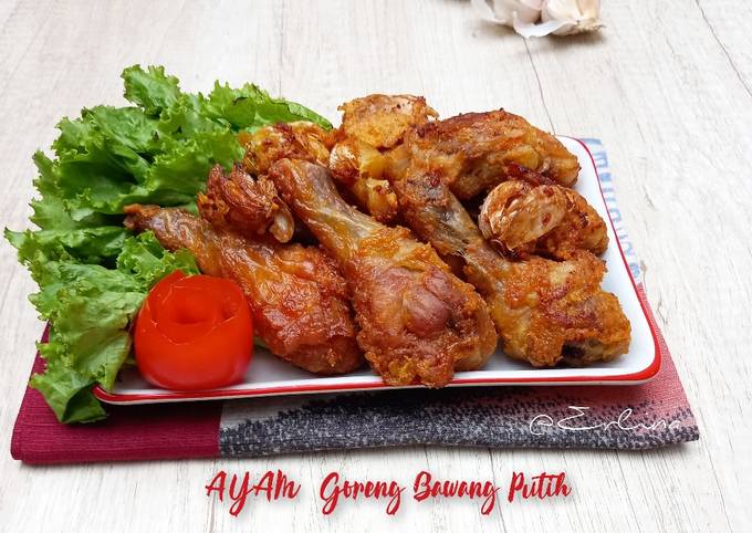 Resep Ayam Goreng Bawang Putih oleh Erlina Cookpad