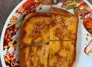 Gambar French Toast Cheese Leleh – Gebu, Manis & Penuh Cinta!
