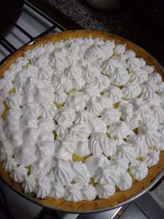 Una foto de Lemon Pie fácil, esta vez lo hacés para el mate ;)