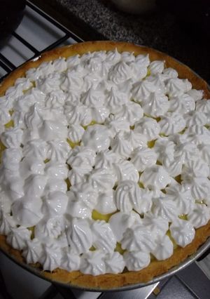 Una foto de Lemon Pie fácil, esta vez lo hacés para el mate ;)